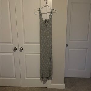 Skylar + Madison Gray Floral Maxi Dress